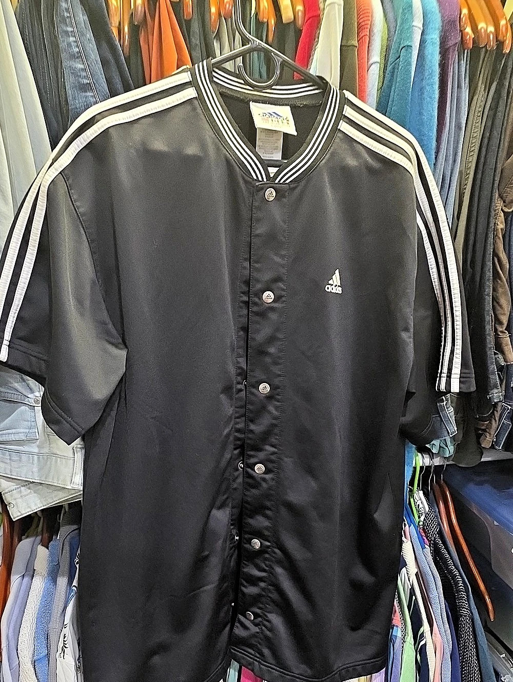 adidas Black & White Short Sleeve Jersey Like New